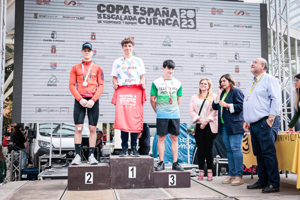 LA SELECCIÓN NAVARRA DE ESCALADA HA PARTICIPADO EN LA 2ª PRUEBA DE LA COPA DE ESPAÑA DE BLOQUE Y VELOCIDAD